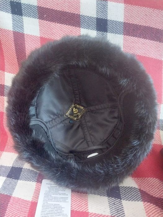 Норковая шапка новая