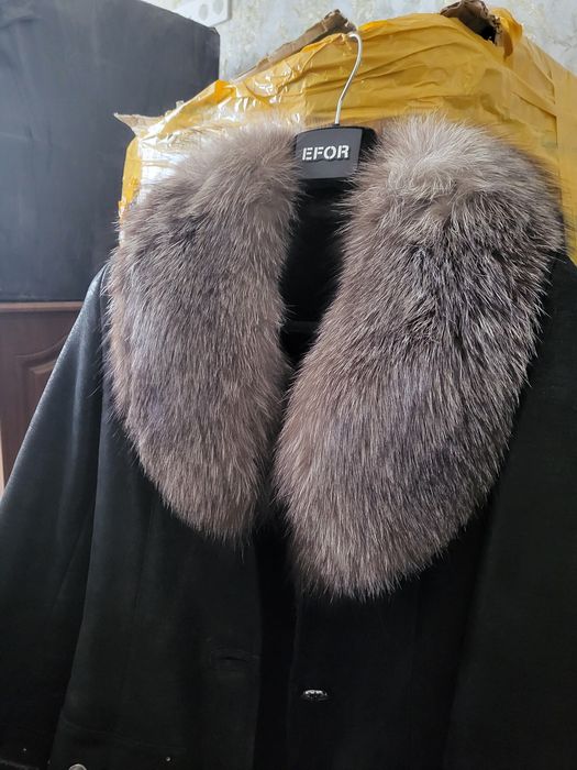 Дубленка зимняя лазер