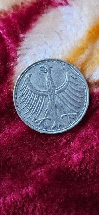 5 mărci germane de argint