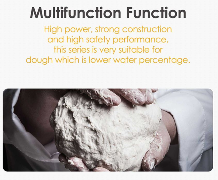 FIRMANN - Malaxor aluat dur, Malaxor panificatie/brutarie 130 L