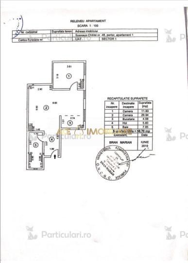 2 Camere de vanzare | Jiului | Metrou | 0% Comision | Centrala |