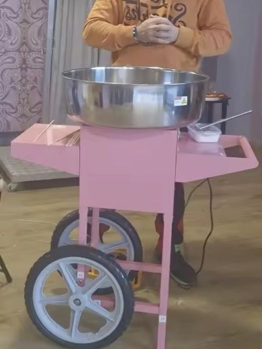 Aparat vata de zahar cu carucior NOU