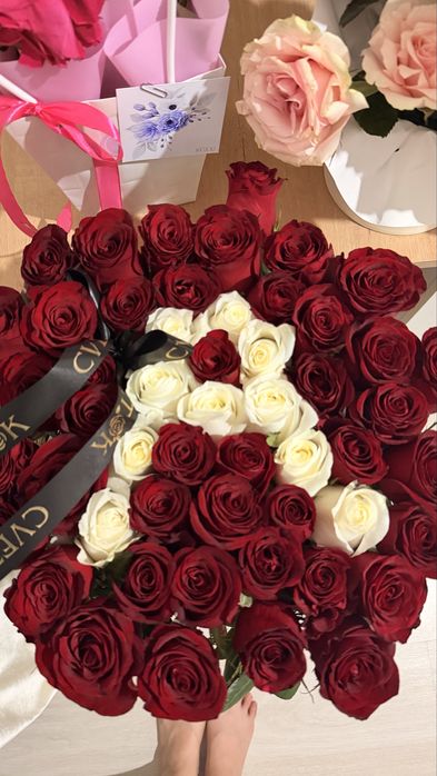 Букет из свежих роз