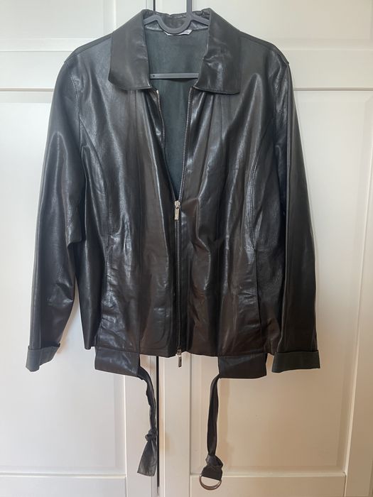 Jacheta din piele de bovina Marina Rinaldi