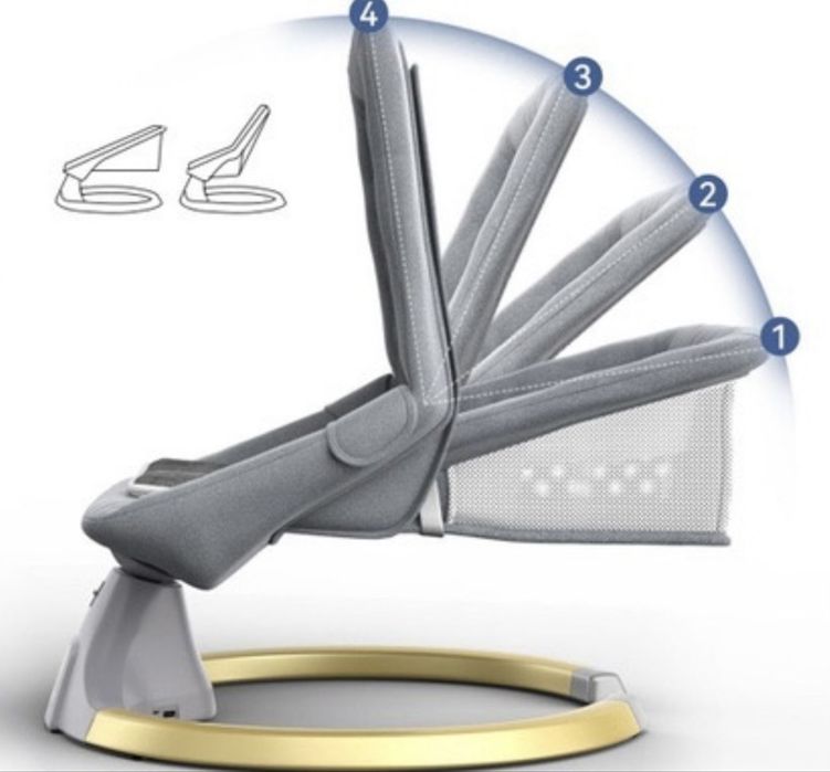 Шезлонг Smart Baby BBL-02 серый