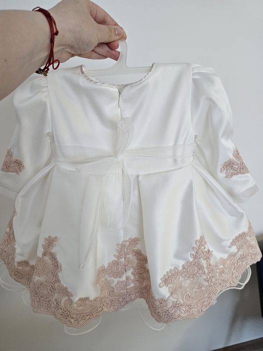 Set ținută de ocazie pt bebe fata