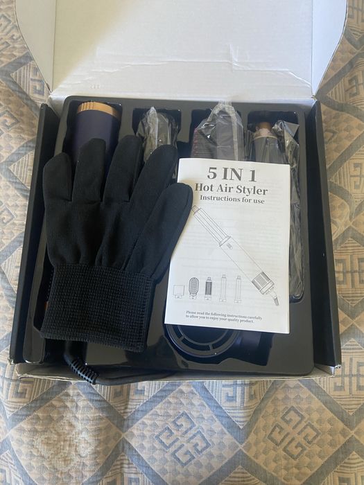 Фен 5в1 темно синий