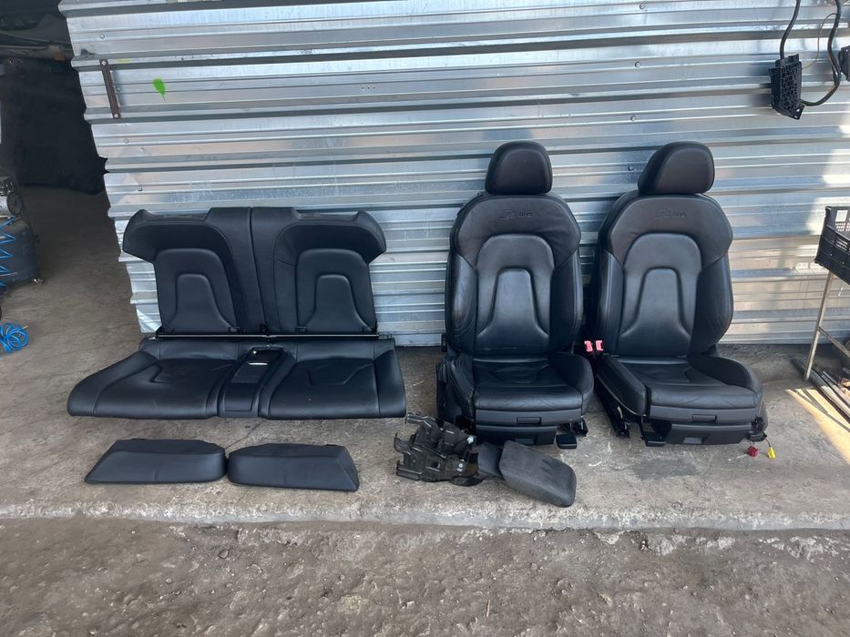 Ръчен кожен салон с надуване Audi A5 Cabrio Рекаро S-line н0