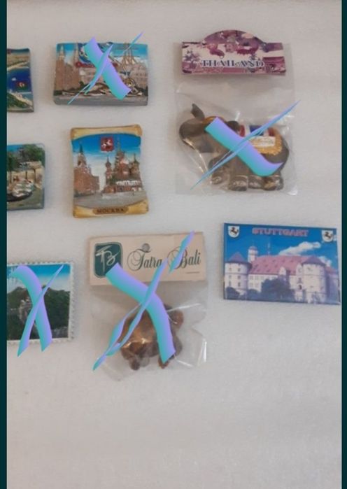 Магниты магнитики коллекционные на холодильник. Привозные