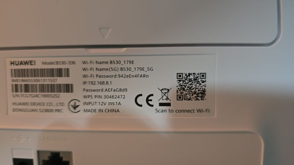 Vand router Huawei LTE - 4G