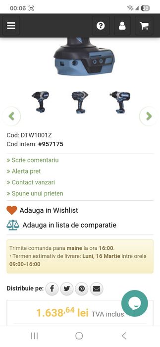 Impact makita DTW1001 ( Seroza)