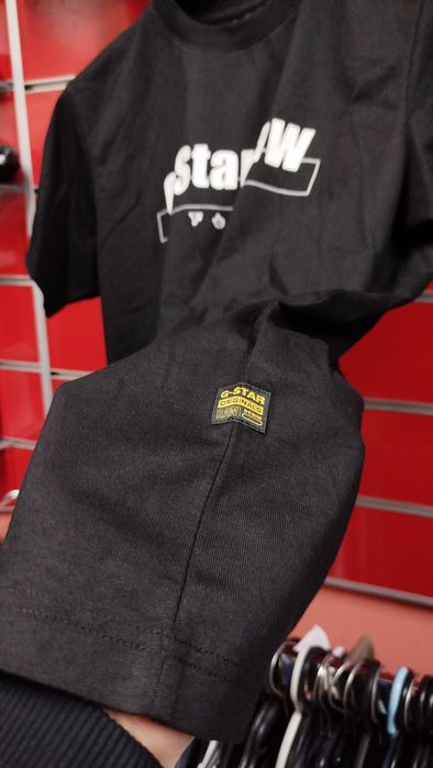 Оригинална тениска G-Star Raw Symbols M , L , XL нова мъжка черна