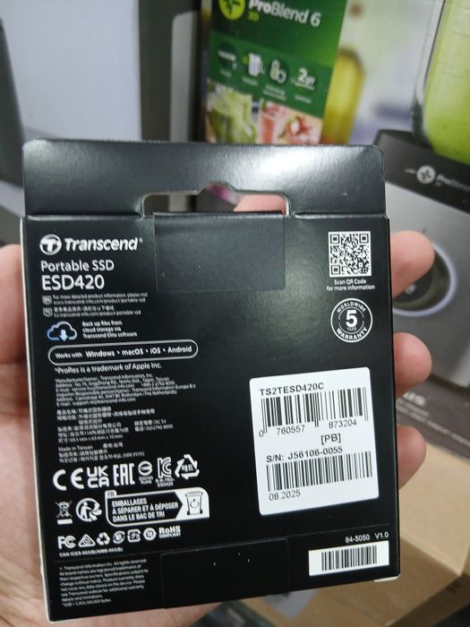 Внешний SSD накопитель 1ТБ и 2ТБ с магнитом новый в наличии