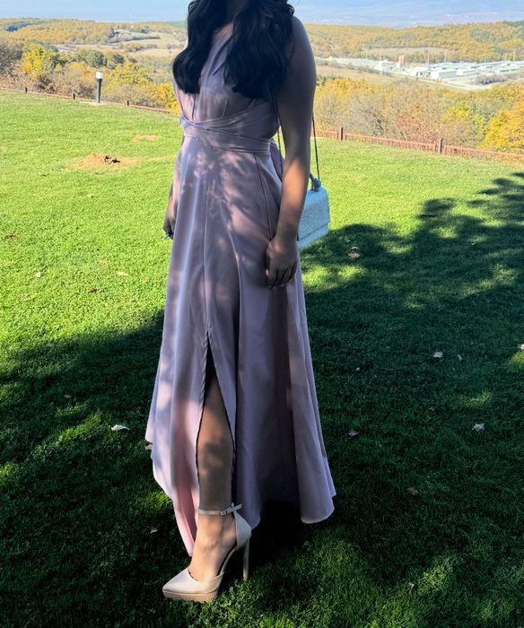 Розова шаферска рокля - S/M