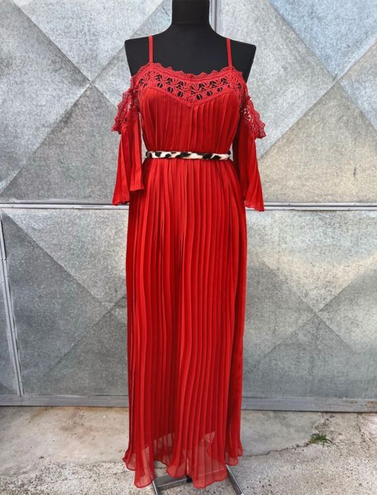 Rochie maxi plisata H&M