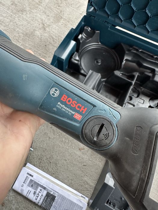 BOSCH GWS 18V-10 SC Made in Germany