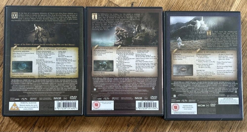 The Lord of the Rings Trilogy (Theatrical Edition Box Set) DVD