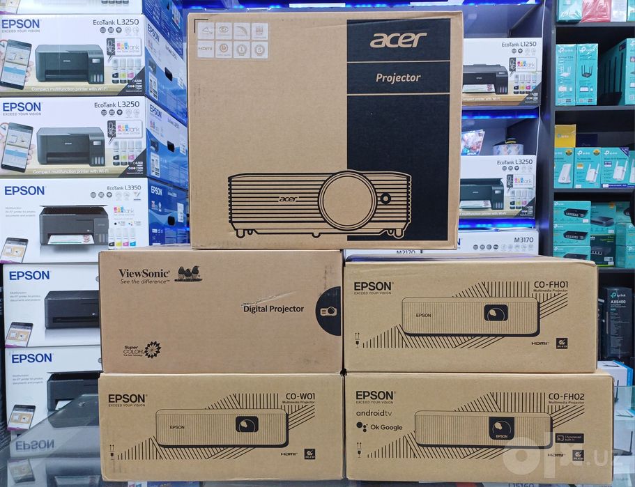 Проектор Acer x139 dlp. Продаётся абсолютно новый, запечатанный.