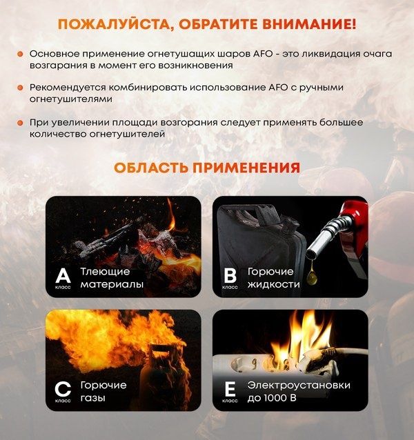 Огнетушитель шар afo