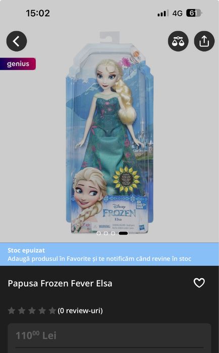 Păpuși Elsa fever si Anna Frozen