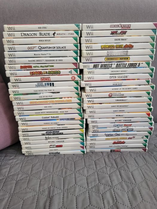 Jocuri Wii .pretul este pe Bucata.