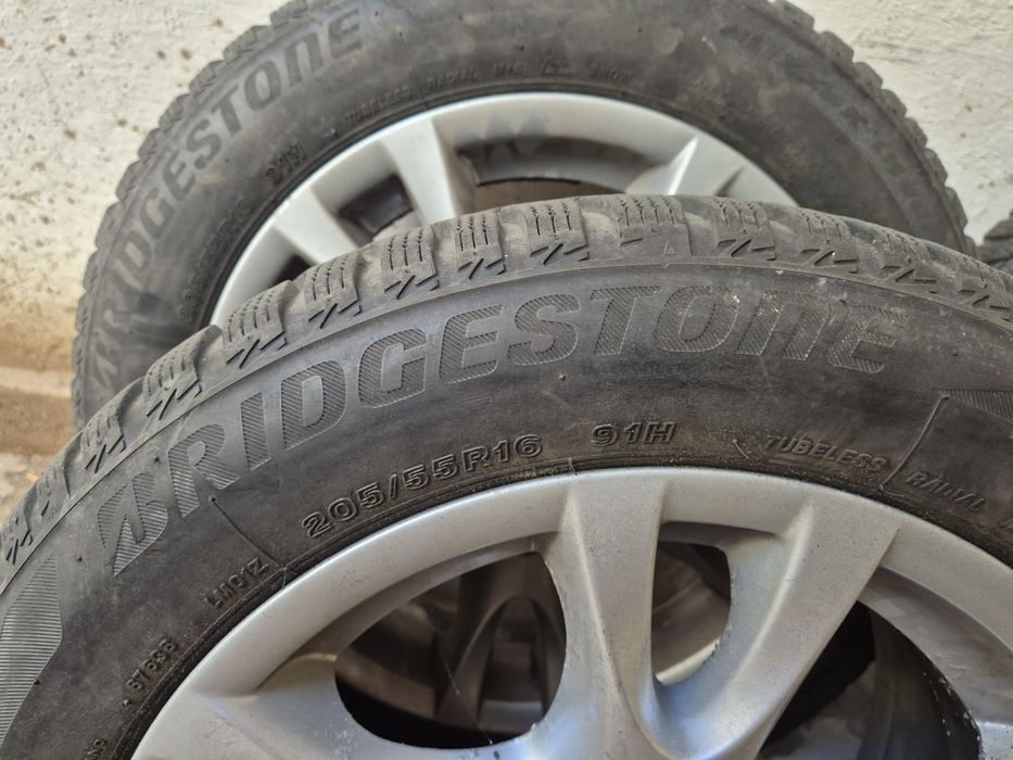 Jante BMW style 255 R16 cu cauciucuri 205 55 R16 all season BRIDGESTONE M+S