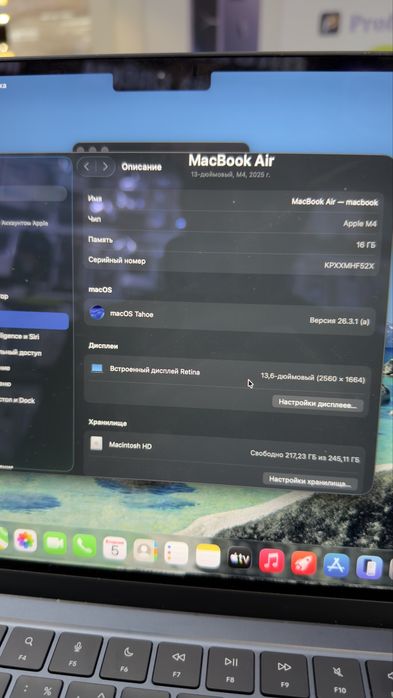 MacBook Air 13 M4 16/256GB Mid