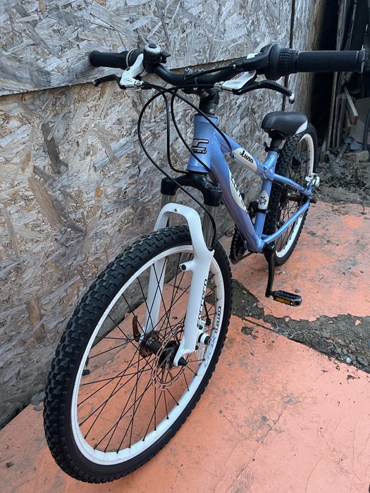 Bicicleta carrera luna frane pe disc roti 24” cadru aluminiu