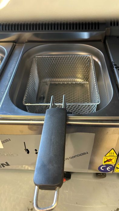 Двоен ГАЗов фритюрник 5 + 5 литра