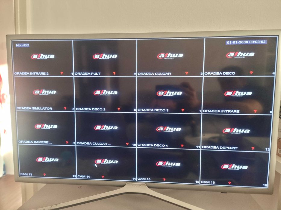 dahua 16 camera bnc nvr cu parola