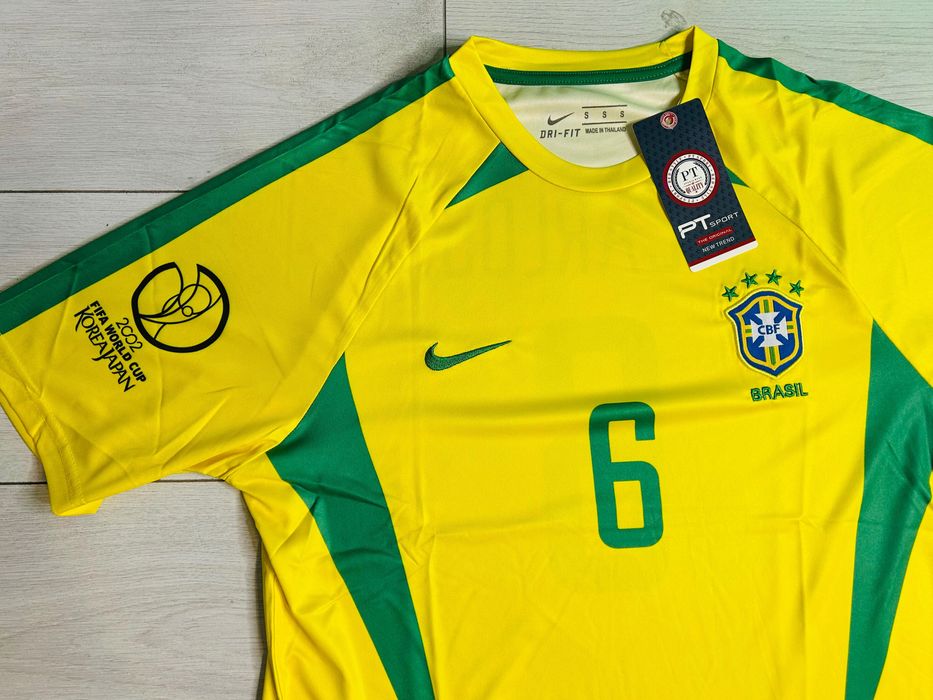 Tricou Brazilia roberto Carlos 6 World Cup 2002
