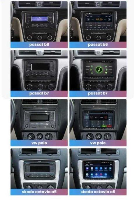 Navigatie  VW, Skoda, Seat 9 inch Carplay