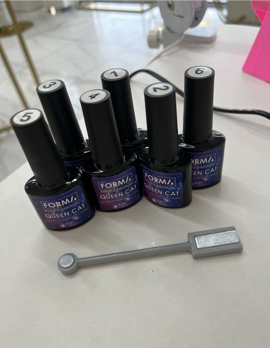 Гель лак кошачий глаз