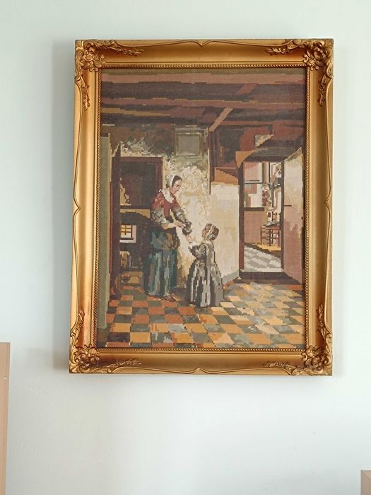 Ръчно шити гоблени с рамки