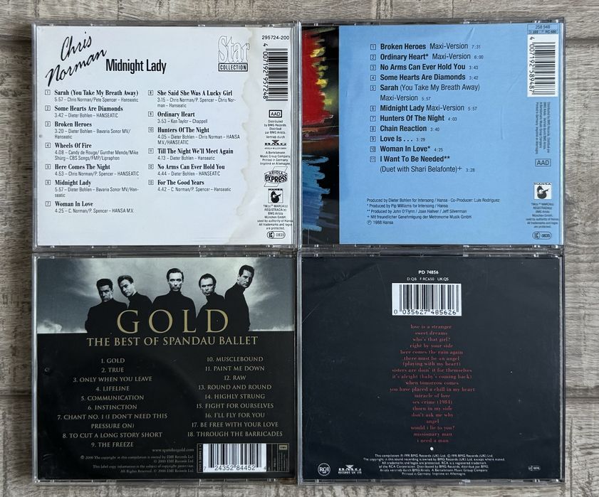 Pachet 3 cd-uri Disco ‘80 - Boney M/Eurythmics/Ultravox/Chris Norman