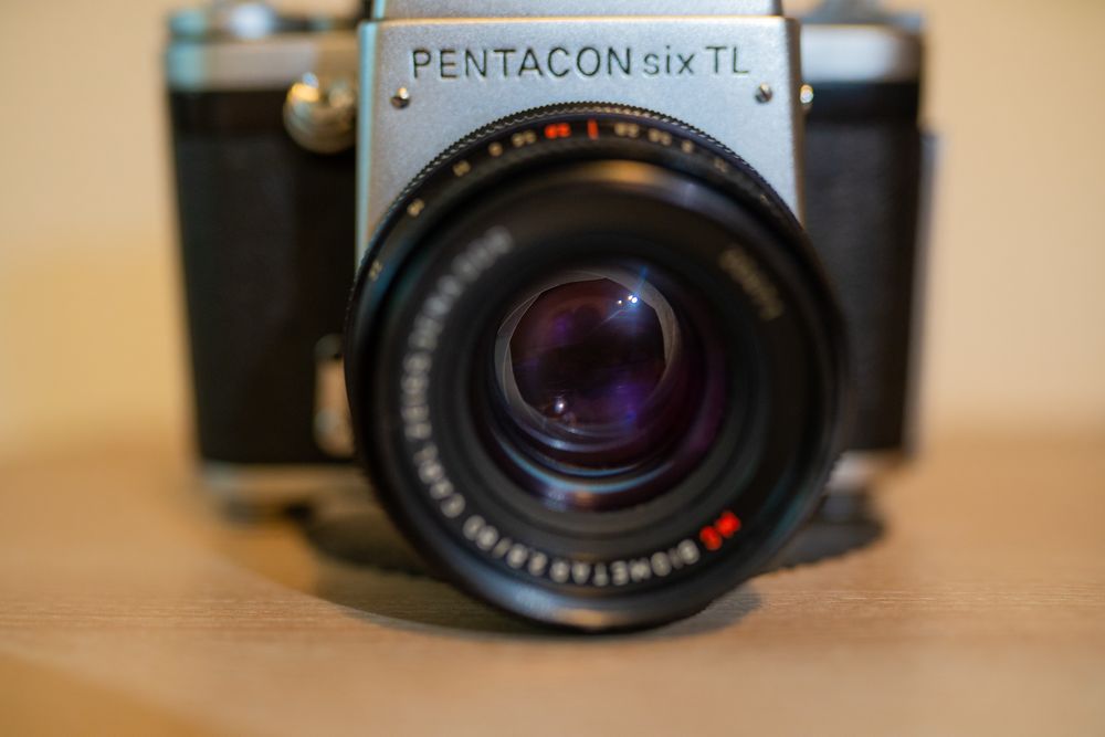Pentacon Six TL + obiectiv Zeiss 80mm F2.8