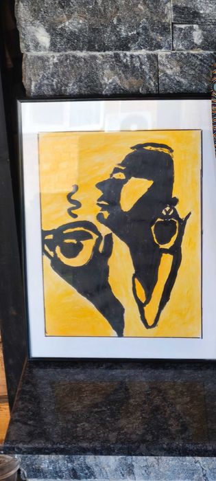 Декорация маска туземец жираф гущер