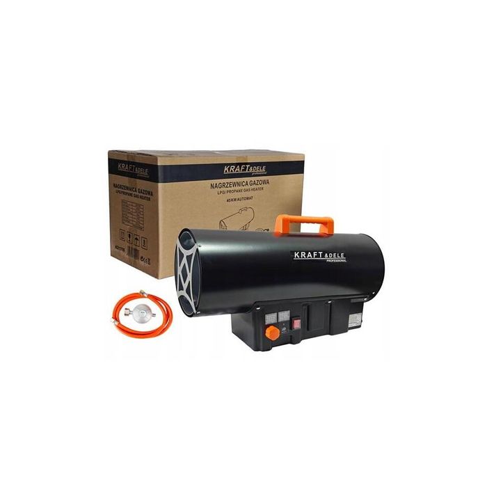 Tun, incalzitor pentru caldura pe gaz cu termostat si reductor, 45kW,