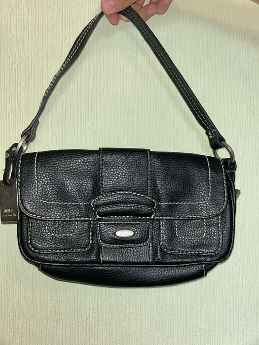 Кожена чанта Mango