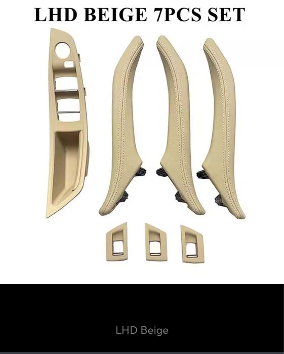 Set manere complete interior Bmw Seria 5 F10 F11 negru,crem,alb bej