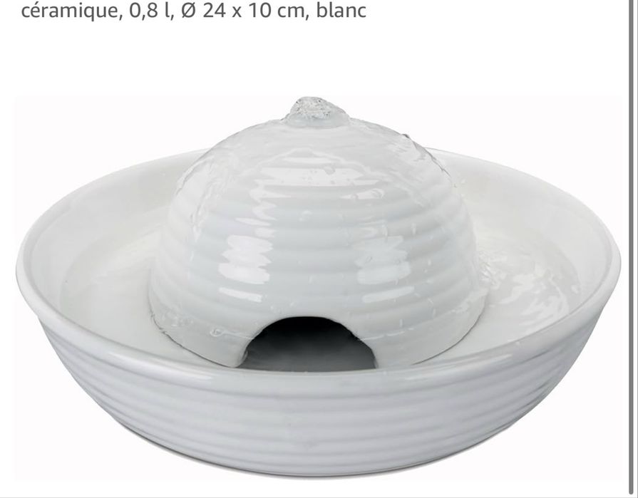 Fântână electronică cu apă, Ceramică pentru pisici Trixie