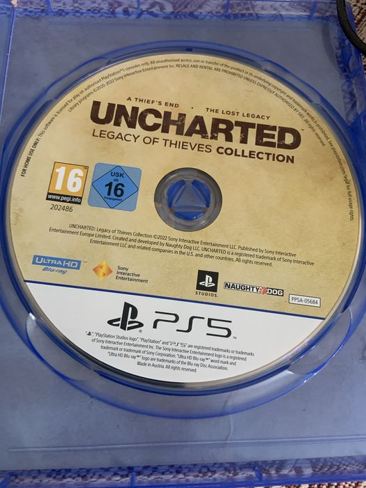 Игра PS 5 Uncharted: Legacy of Thieves Collection
