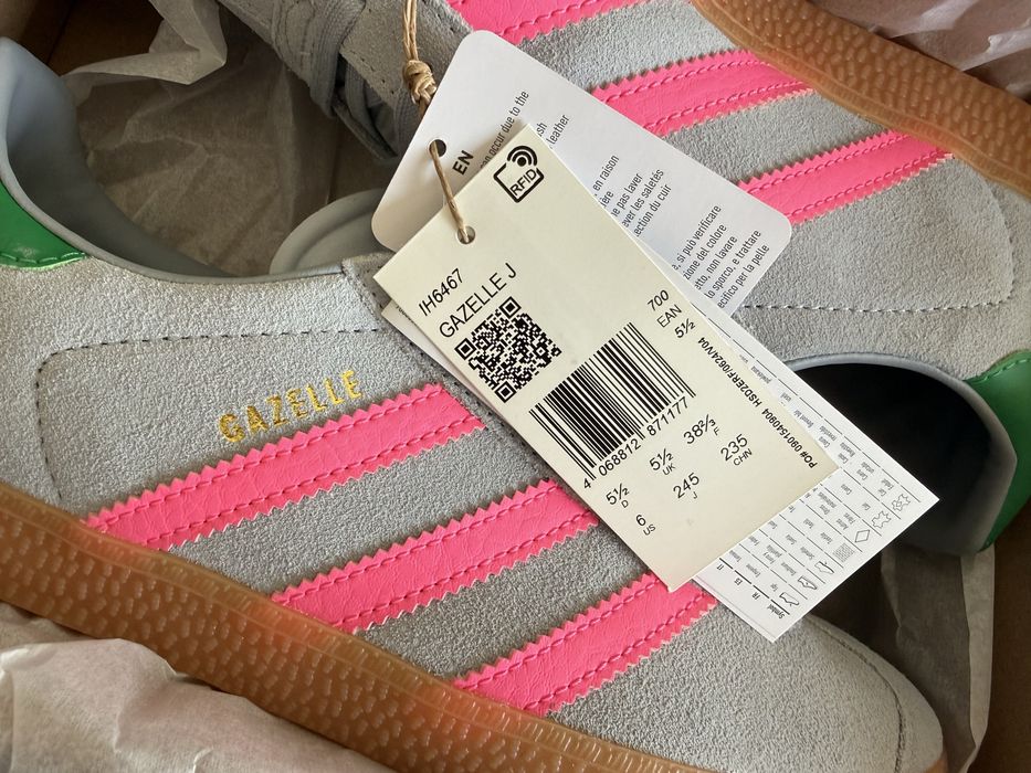 Adidas Gazelle J - IH6467 ОРИГИНАЛНИ дамски маратонки - 38,5/24,5см