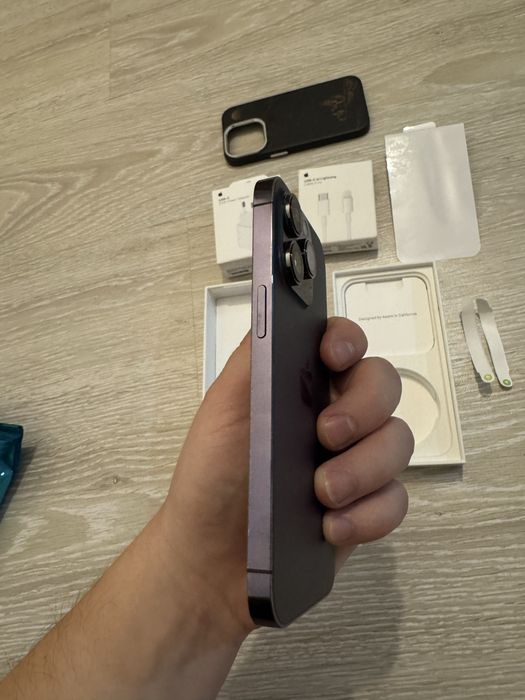 iPhone 14 Pro 256Гб, фиолет, 87%, идеал