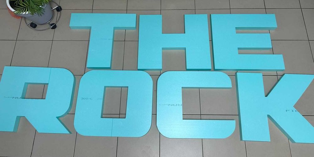 Litere / Logo Polistiren extrudat, Publicitate Stradala