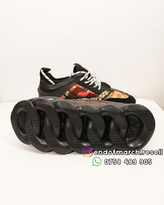 Versace Chain Reaction Negru Roșu Galben