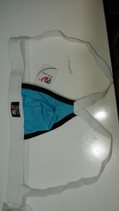 lenjerie barbati Jockstrap suspensor cu gaurele semitransparenta