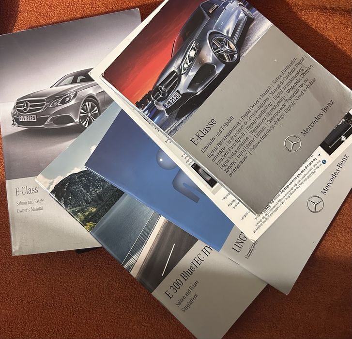 Оригинални документи и книжки Mercedes E W212