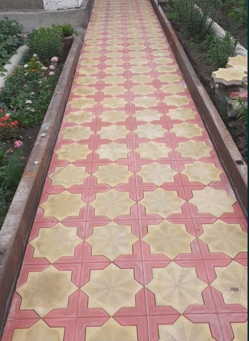 Укладка брусчатка бардюры