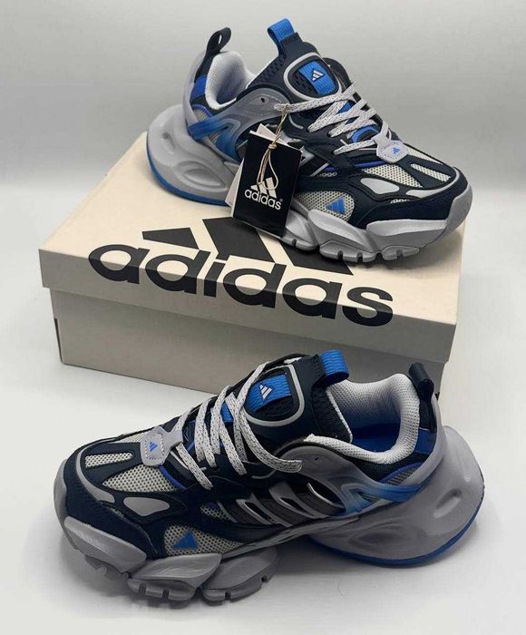 Мъжки маратонки Adidas Vento XLG Runner Deluxe Black Blue grey